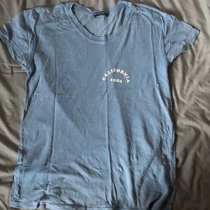Brandy Melville California light blue tee